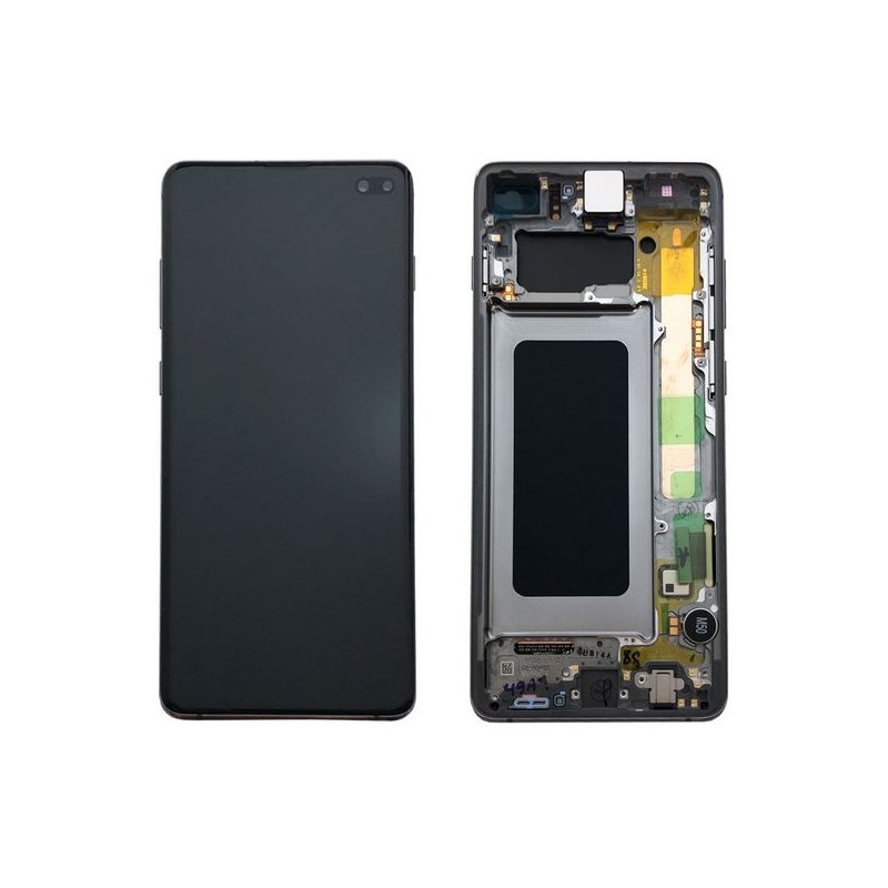 SM-G975 MODUŁ PRZEDNI+LCD+TSP ceramic black GH82-18849A SAMSUNG S10+