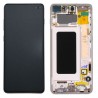 SM-G975 MODUŁ PRZEDNI+LCD+TSP silver GH82-18849G SAMSUNG S10+