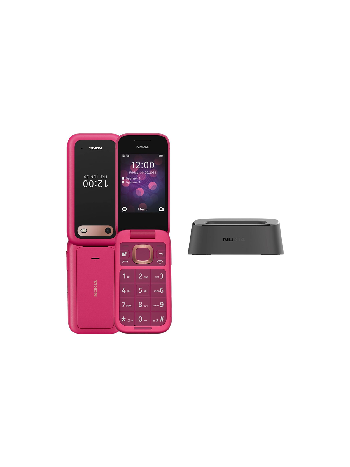 Telefon NOKIA 2660 4G DUAL SIM Różowy