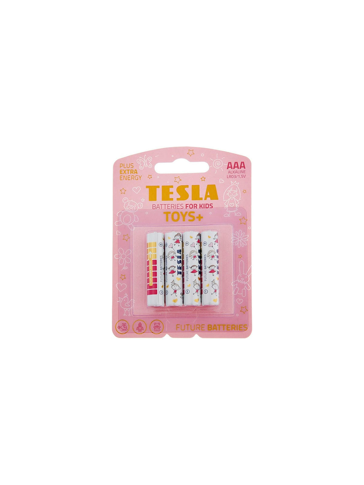 BATERIA TESLA AAA TOYS+ GIRL [4 SZT.]