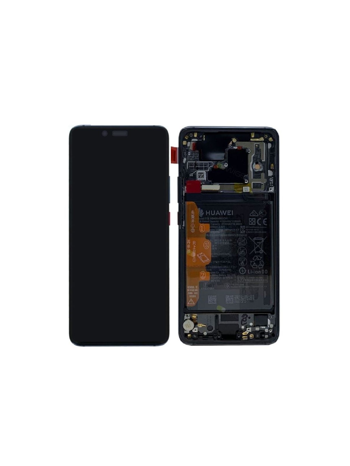 Laya-L29C MODUŁ PRZEDNI KOMPLET black 02352FRL HUAWEI Mate 20 Pro