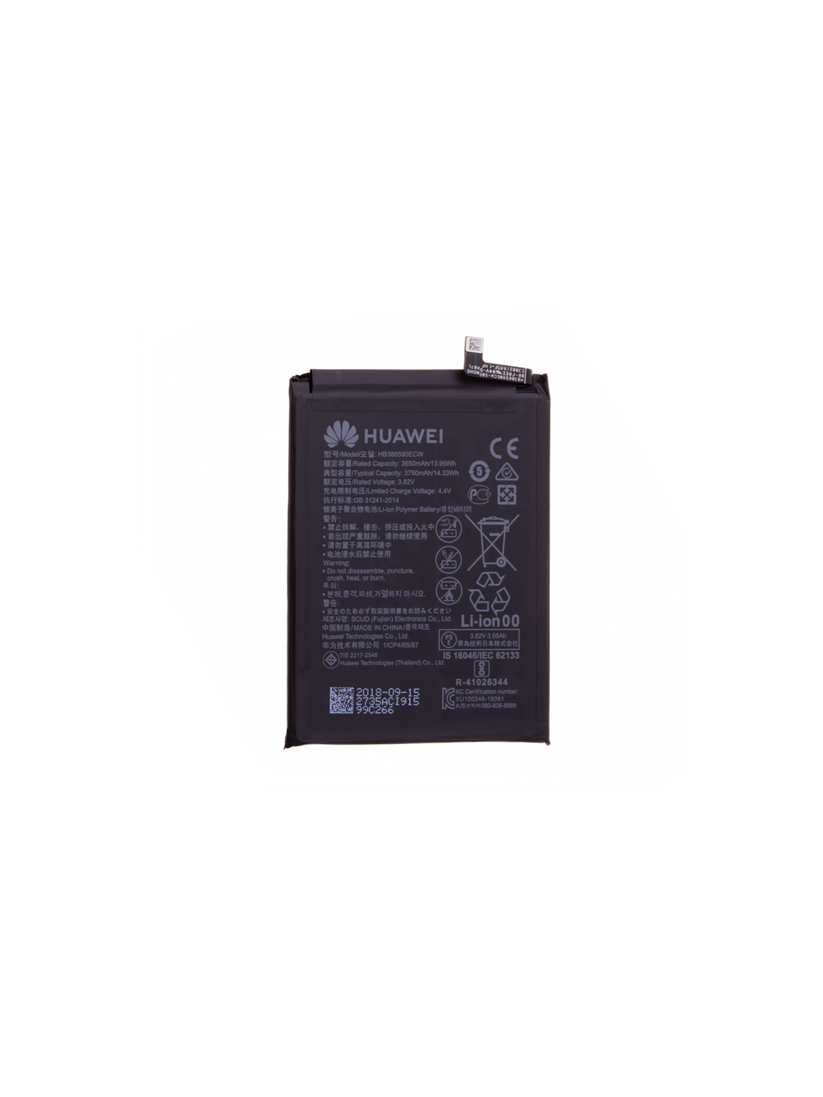 Johnson-L21D BATERIA 3650mAh 24022735 HUAWEI Honor 8X