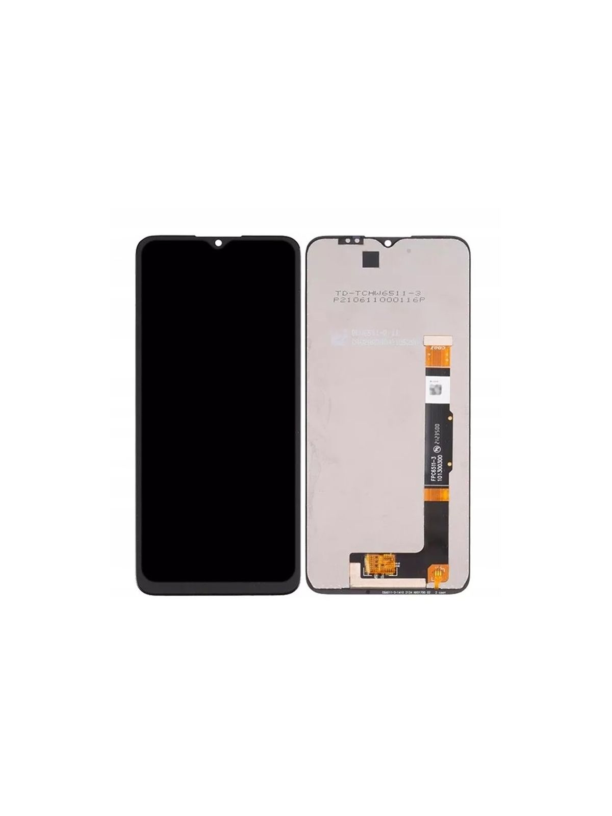 6102H OBUDOWA PRZEDNIA+LCD+TP black TCL 306